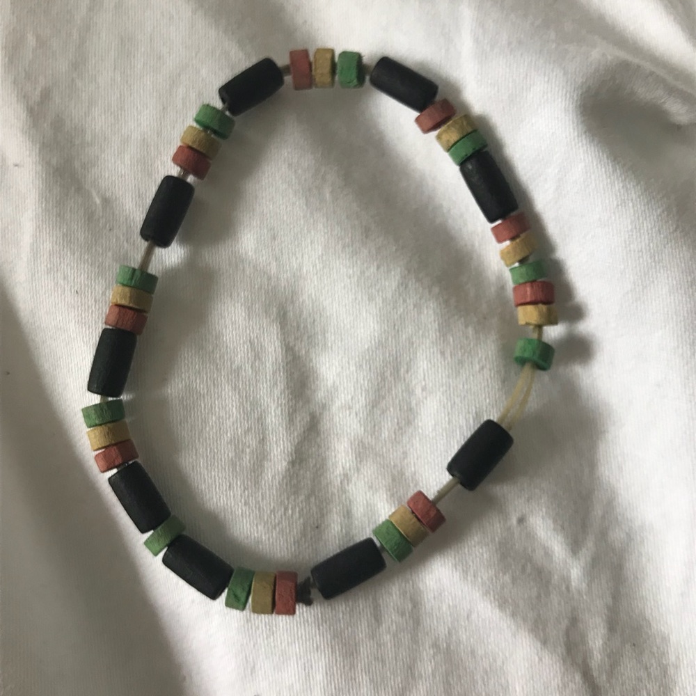 Rastafarian colored bracelet